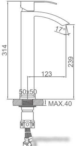 Смеситель Ledeme L71117