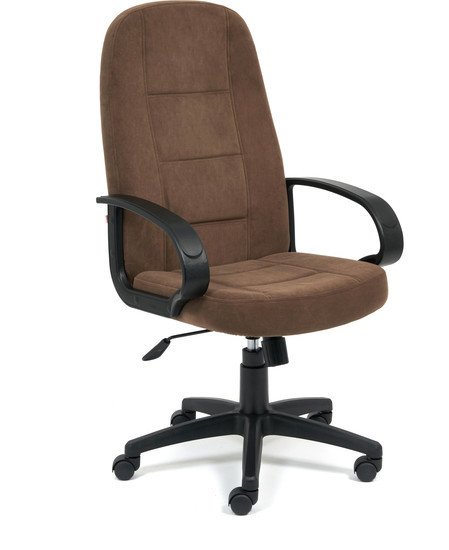 Кресло TetChair СН-747 (флок, коричневый)