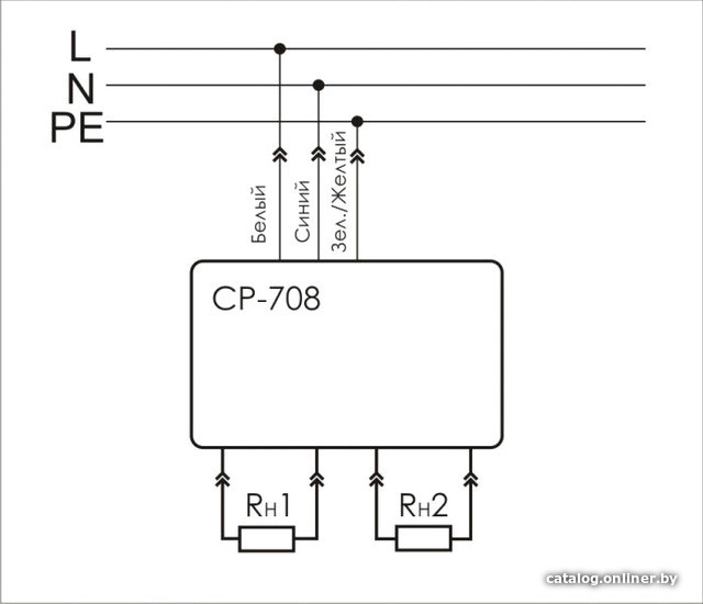 Реле напряжения Евроавтоматика F&F CP-708 EA04.009.008