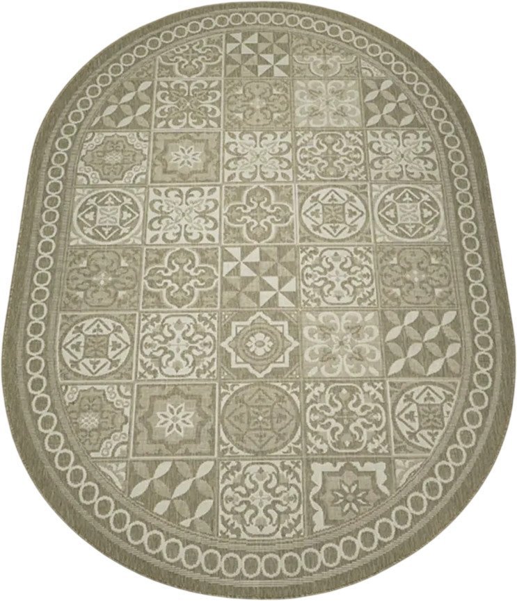 Циновка БелКа Флурлюкс 50319 50522 Овал (1.2х1.7)