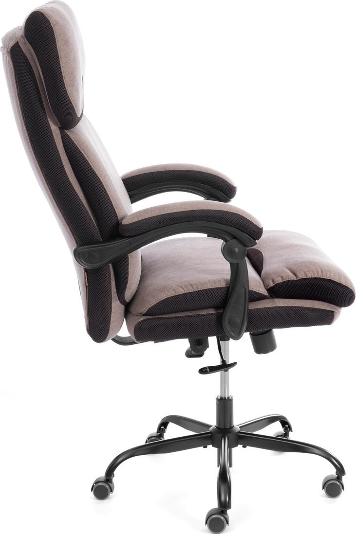 Офисное кресло TetChair Chief metalBL (ткань, светло-коричневый, KUB 03/TW-24)
