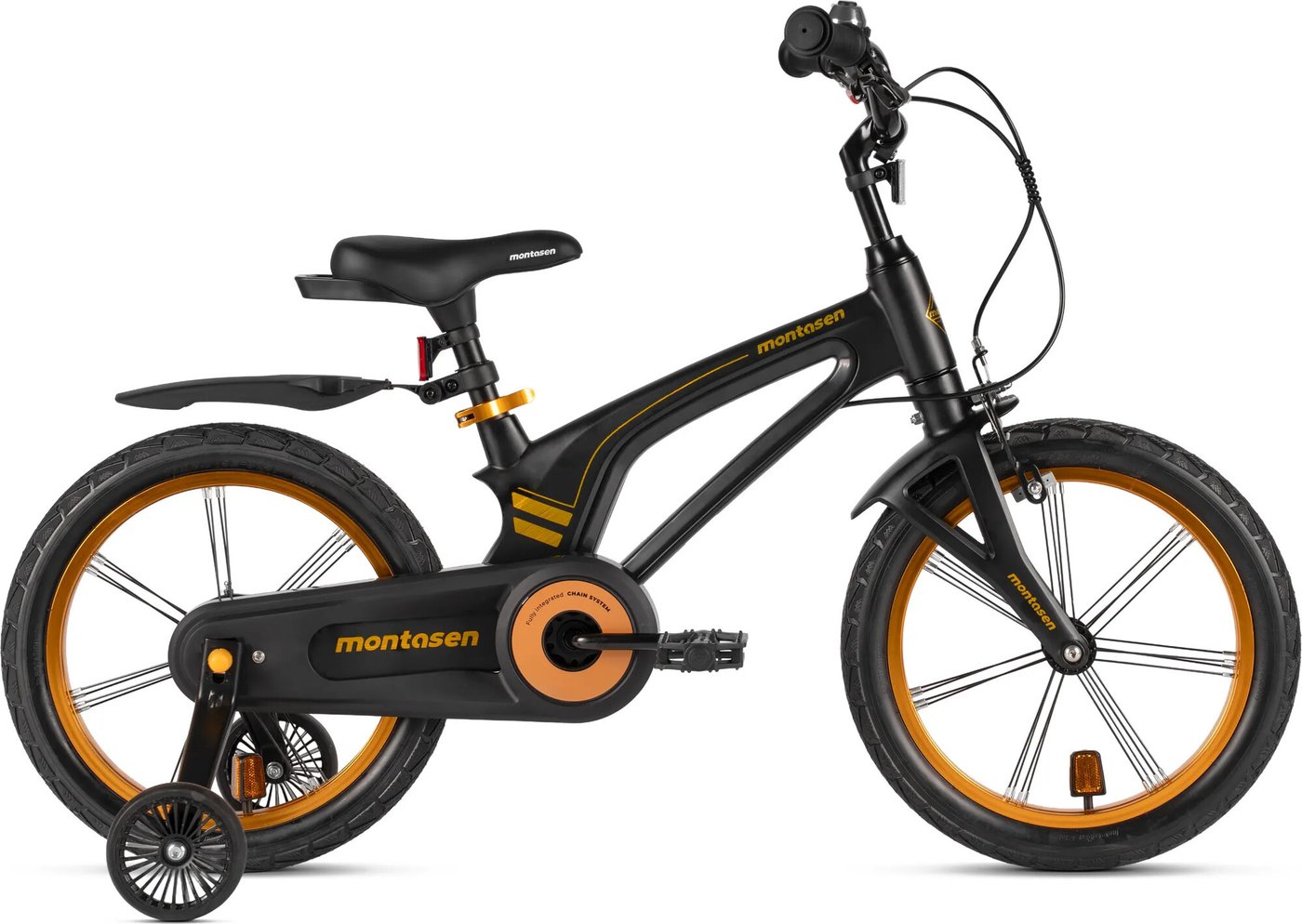 Детский велосипед Montasen M-F800-16BG 2026 (черный)