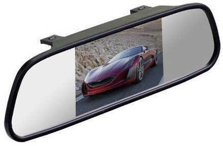 Зеркало заднего вида SilverStone F1 Interpower IP Mirror 5"