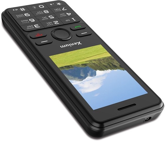 Кнопочный телефон Xenium X280 (черный)