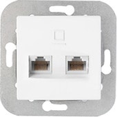 Розетка компьютерная Bylectrica Стиль РК216-015 (белый)