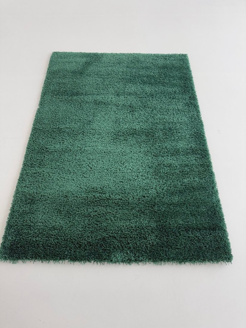 Ковер для жилой комнаты LAXMI Fluffy 01 прямоугольник (1.2x1.8, Dark Green)