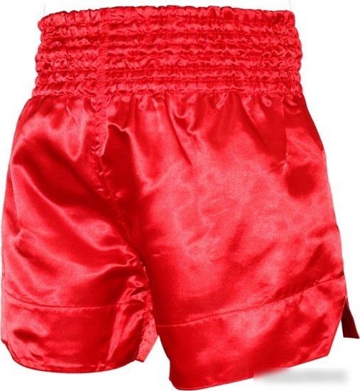 Шорты BoyBo для тайского бокса (XL, красный)