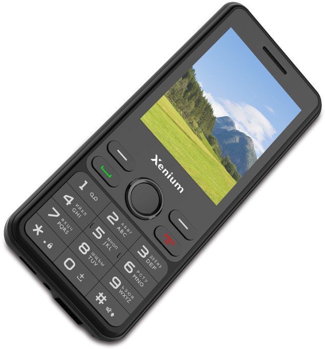 Кнопочный телефон Xenium X280 (черный)