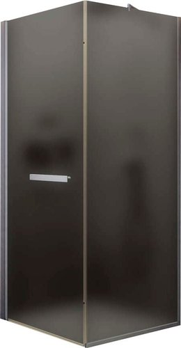 Душевой уголок MaybahGlass MGY-1322-5 (графит матовый стекло/хром матовый)