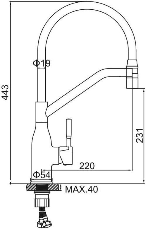 Смеситель Ledeme L4798-9