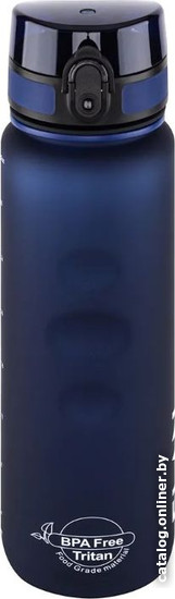 Бутылка для воды Elan Gallery Style Matte 1л 280145 (темно-синий)