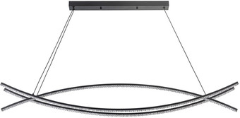Подвесная люстра LED4U L8630-1200 BK