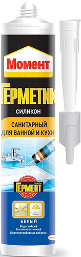 Герметик Момент Гермент санитарный 280 мл (прозрачный)