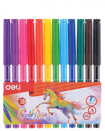 Deli Color Run C10003 (12цв)