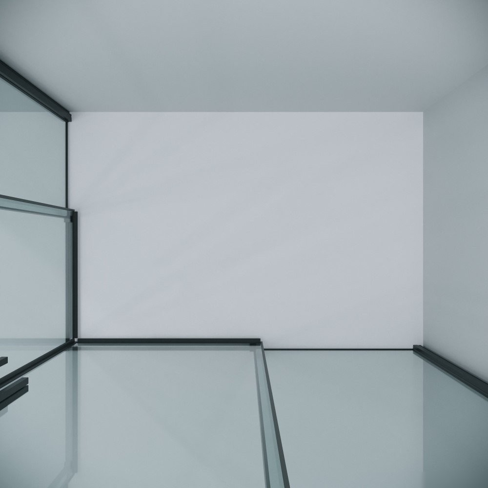 Душевой уголок Grossman Galaxy 80x80x195 300.K33.01.8080.21.00 (черный матовый/прозрачное стекло)