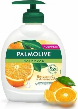 Palmolive Жидкое мыло Натурэль витамин С и апельсин 300 мл