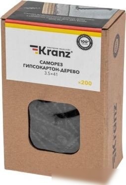 Саморез Kranz KR-01-3331-006 3,5х41мм (200 шт)