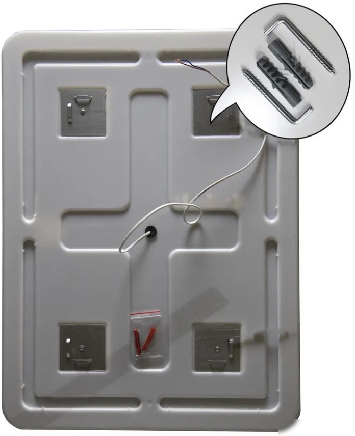Пекам Зеркало Marta 1 110x80 marta1-110x80dpcl (с подсветкой, с сенсором на взмах руки, подогрев, часами)