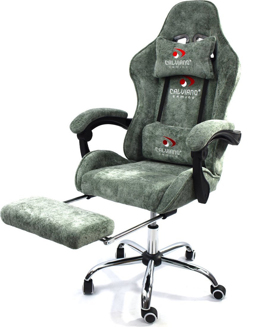 Игровое (геймерское) кресло Calviano Avanti Ultimato (green fabric)