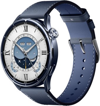 Умные часы Xiaomi Watch S5 46 мм (керамический синий, международная версия)