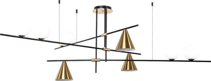 Люстра средней высоты Arte Lamp Jacob A7029PL-9BK