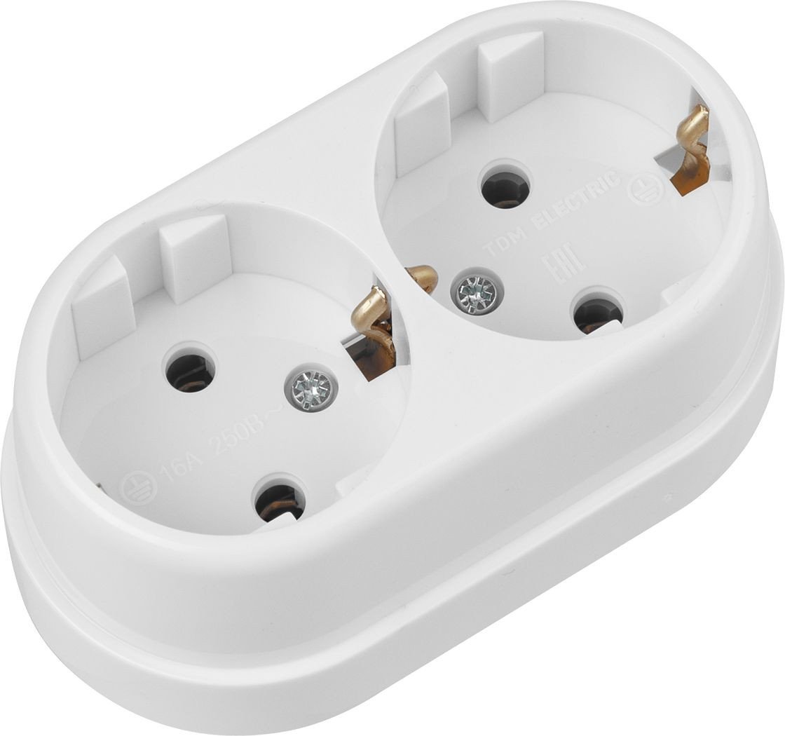 Розетка TDM Electric Ретро SQ1806-0531 (белый)