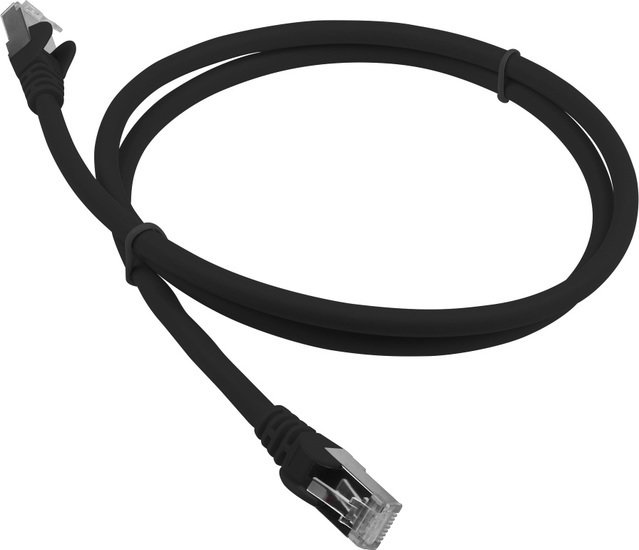 Кабель Lanmaster LAN-PC45/S6A-1.0-BK