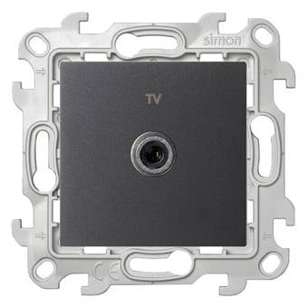 Розетка телевизионная Simon 2450477-038 (графит)