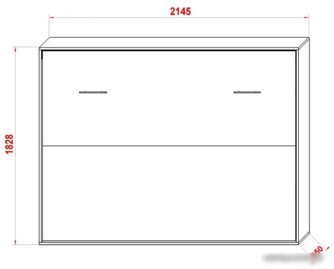 Кровать-трансформер Макс Стайл Strada 18мм 160x200 (дуб бардолино натуральный Н1145 ST10)