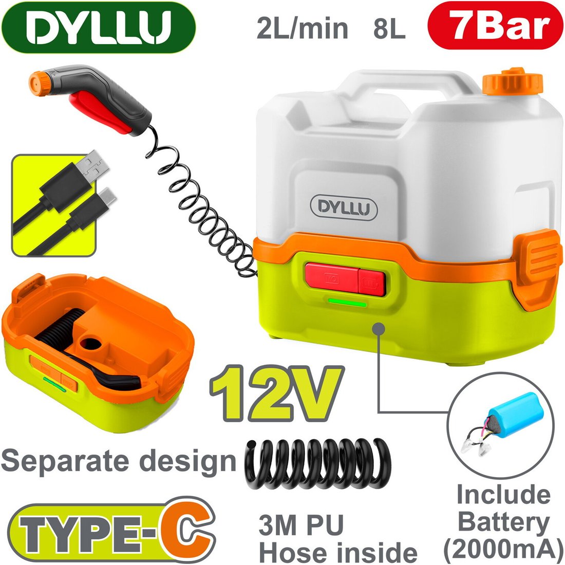 Мойка высокого давления Dyllu DTQX2512
