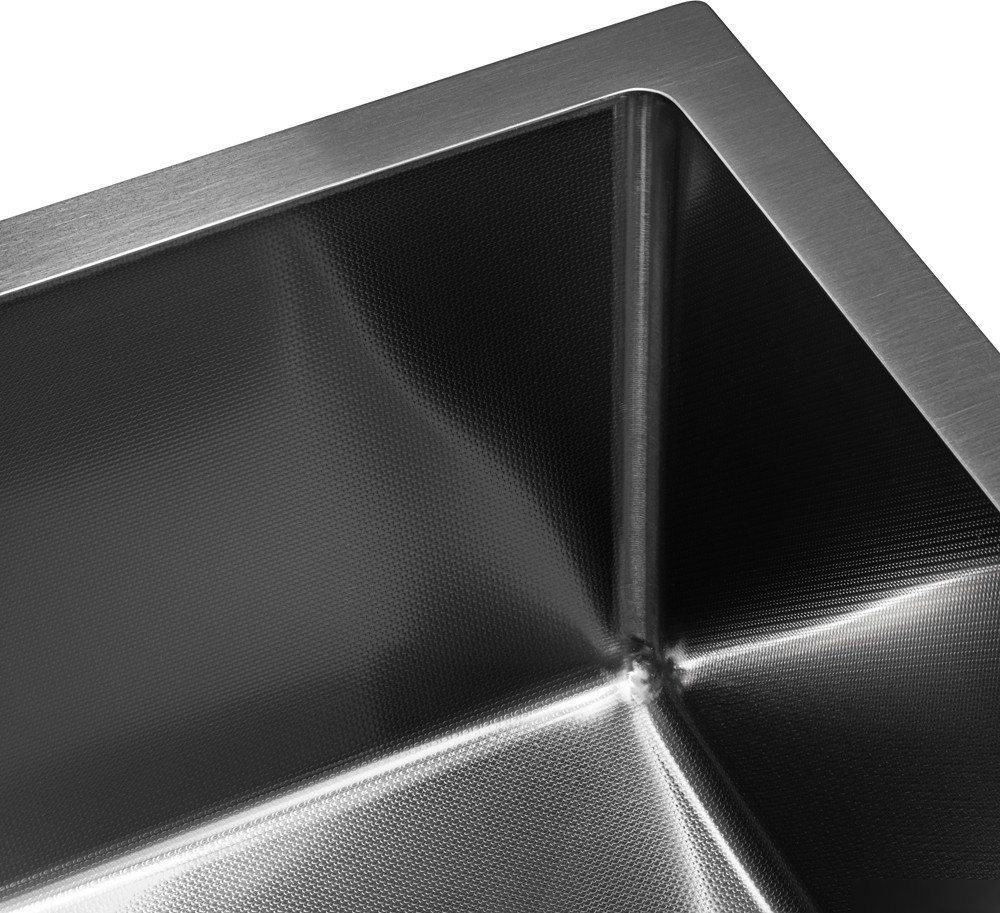 Кухонная мойка ARFEKA ECO AR 550*450 BLACK PVD NANO DECOR MILLET GRAINS