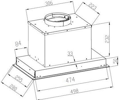 Кухонная вытяжка Schtoff Rost 50 White