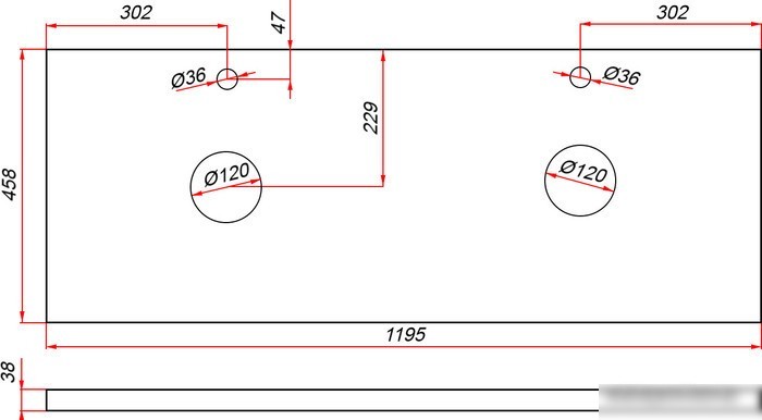 ЗОВ Тумба под умывальник Дион 120 D120LWP0M9003MKV5-HPL38T (туя/белый матовый)