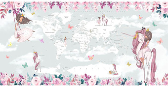 Виниловые обои Citydecor Princess 10 300x150