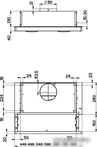 Кухонная вытяжка Faber Flox IX A45 315.0567.350