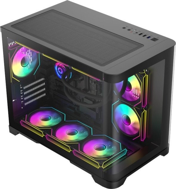 Корпус GameMax HYPE-M BK (черный)