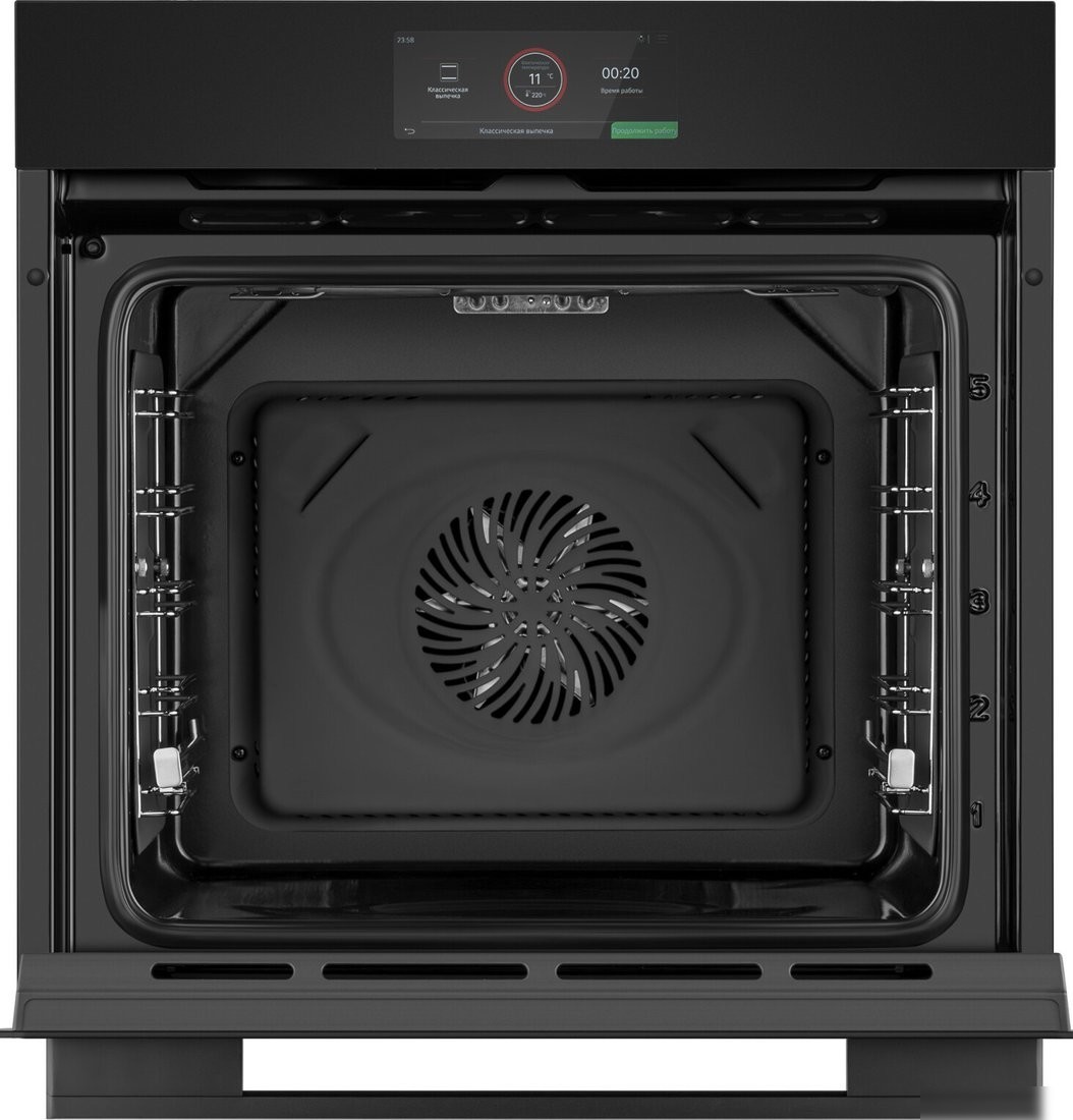 Электрический духовой шкаф Weissgauff EOM 899 Color Touch Black Matt