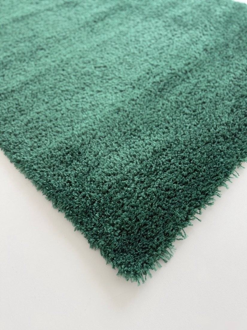 Ковер для жилой комнаты LAXMI Fluffy 01 прямоугольник (1x3, Dark Green)
