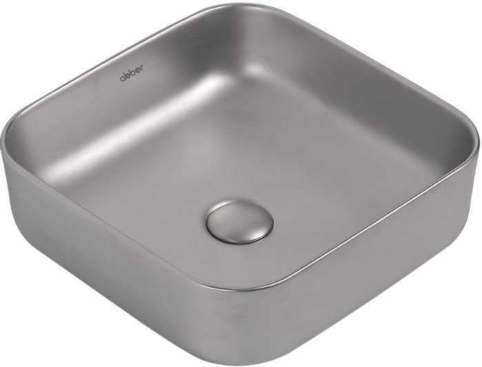 Умывальник Abber Rechteck AC2211MS (серебро матовый)