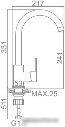 Смеситель Ledeme L4033B-2
