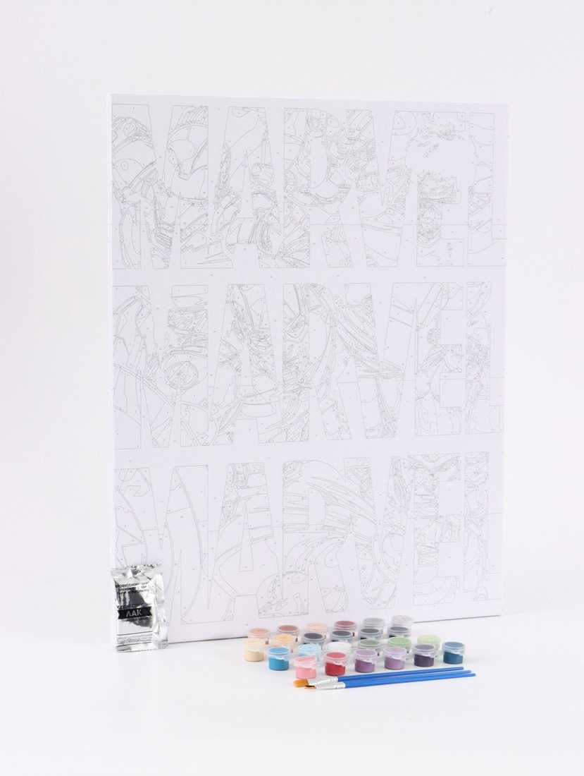 Картина по номерам Marvel Команда 9872166