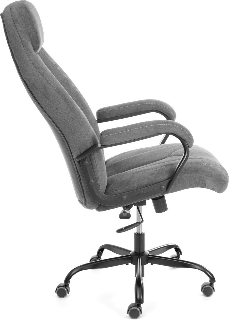 Офисное кресло TetChair Boss metalBL (ткань, серый, KUB 05)