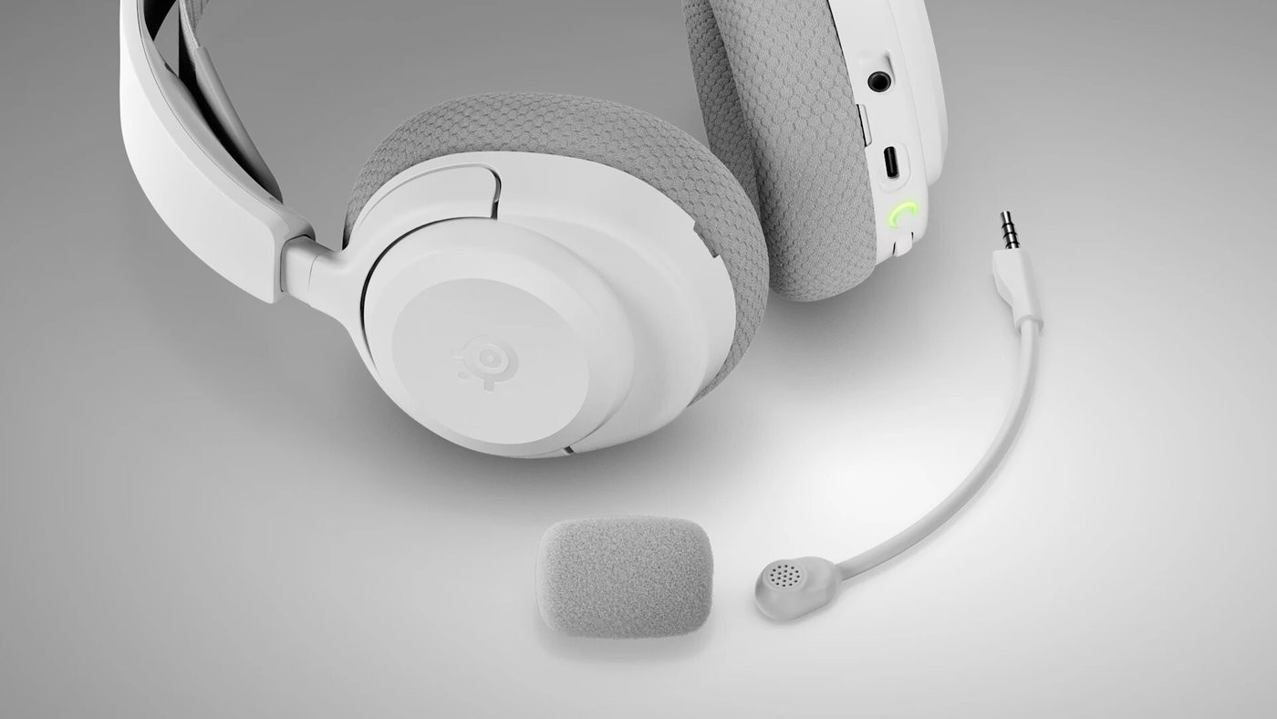 Наушники SteelSeries Arctis Nova 3P Wireless (для PlayStation, белый)