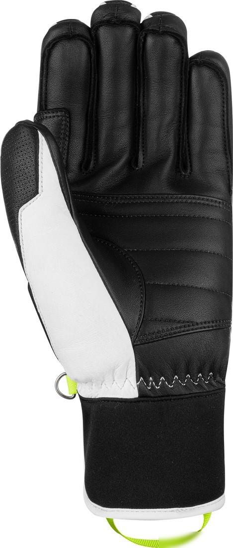 Горнолыжные перчатки Reusch Master Pro 6101109-7746 (р-р 8.5, Black/White/Safety Yellow)