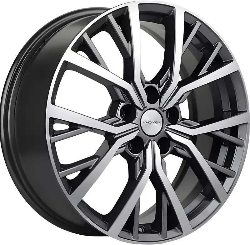 Литые диски Khomen KHW1806 CX-5/3 18x7" 5x114.3мм DIA 67.1мм ET 45мм Gray FP