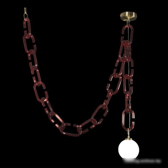 Подвесная люстра LOFT IT Chain 10128C Red