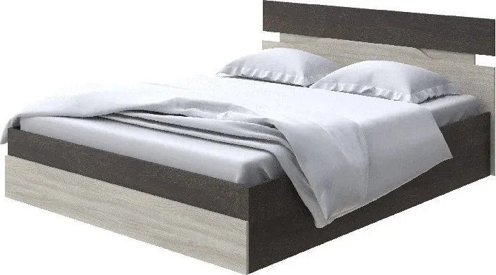 Кровать PROxSON Milton с ПМ 160x190 (дуб кантербери/ясень шимо светлый)