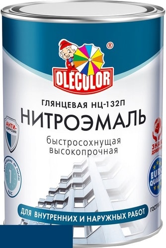 Эмаль Olecolor НЦ-132П 0.7 кг (синий)