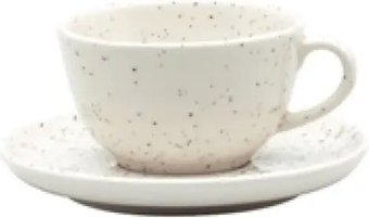 Чашка с блюдцем Oxford Flat Shape Chuvisco 136745 AO04-1C02