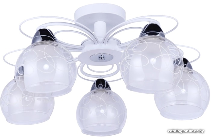 Припотолочная люстра Arte Lamp Sansa A7585PL-5WH Припотолочная люстра Arte Lamp Sansa A7585PL-5WH